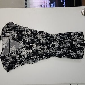 Black and white romper